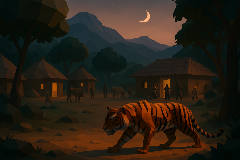 Tiger attack